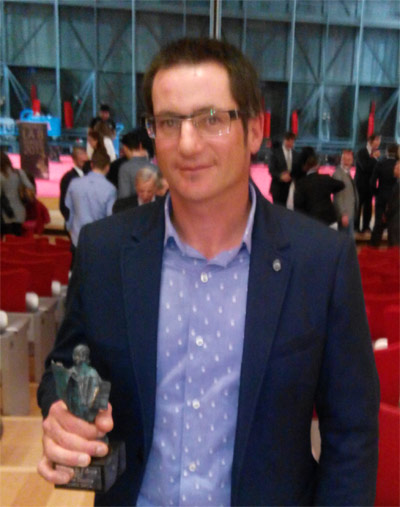 Ricardo García Ruiz, premiado en 8TV