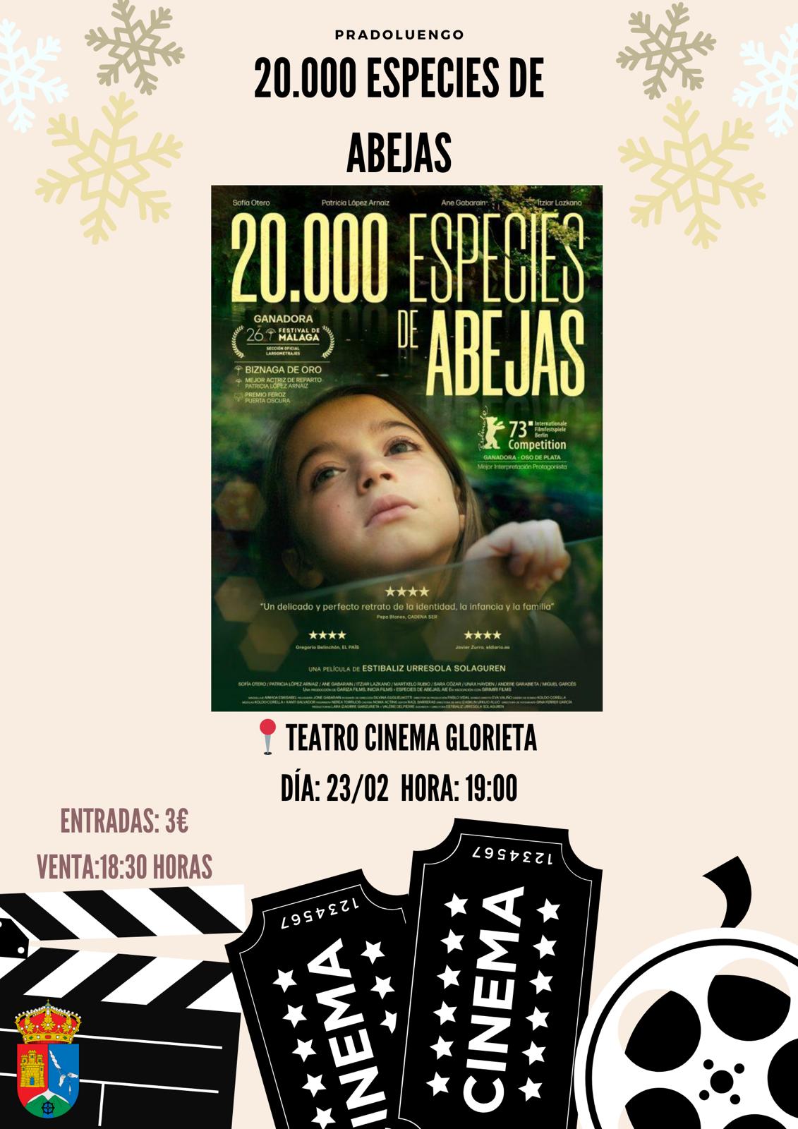 CINE EN EL TEATRO - "20.000 ESPECIES DE ABEJAS"
