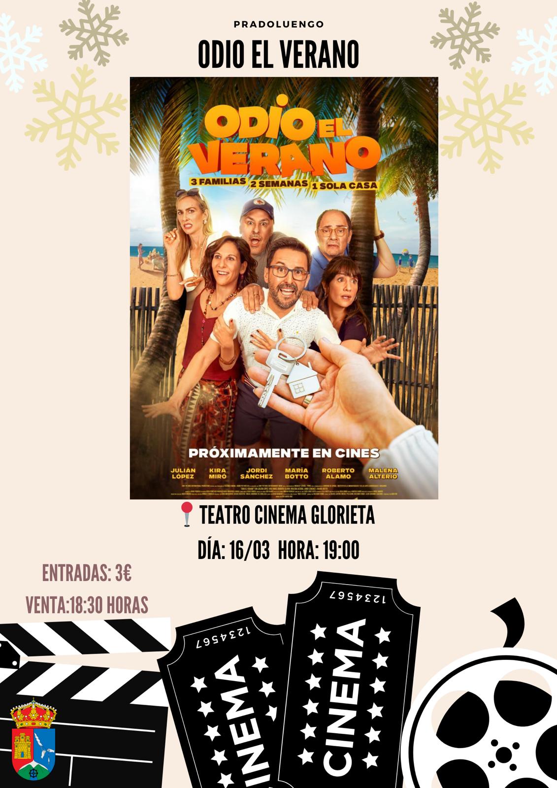 🎬 CINE EN EL TEATRO - "ODIO EL VERANO" 🎬