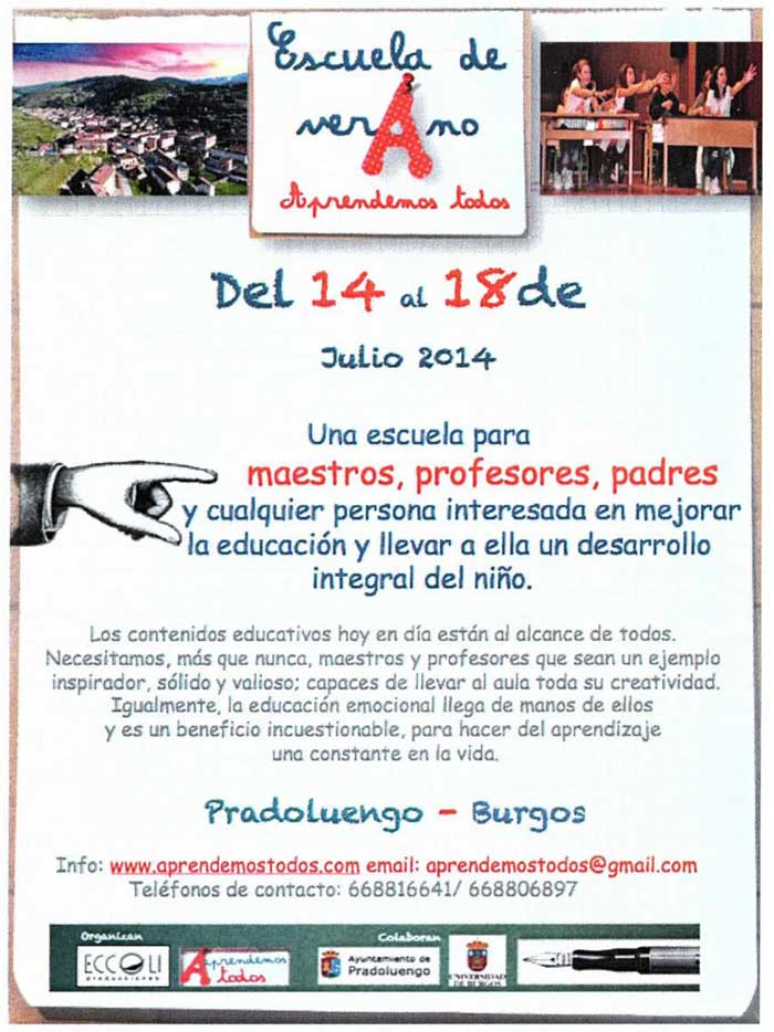 Cartel Escuela de Verano