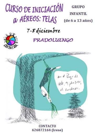 Curso de iniciación a Aéreos: Telas (para niños)