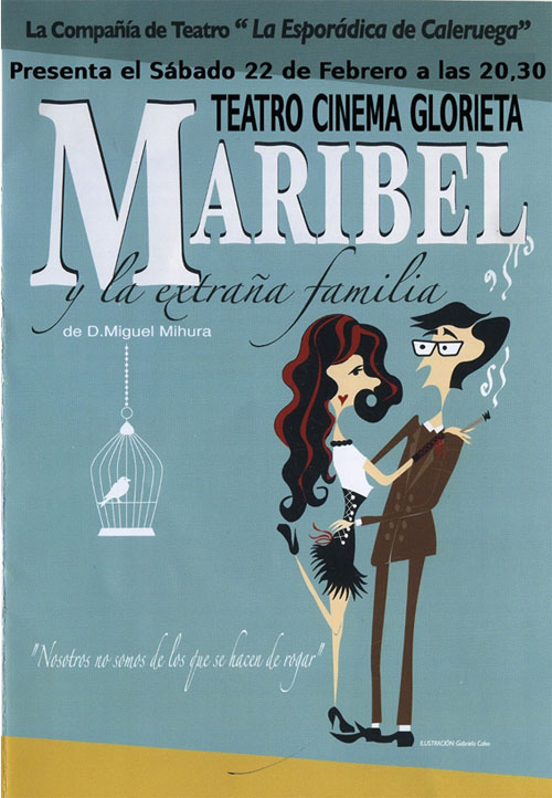 Cartel Maribel y la extraña familia