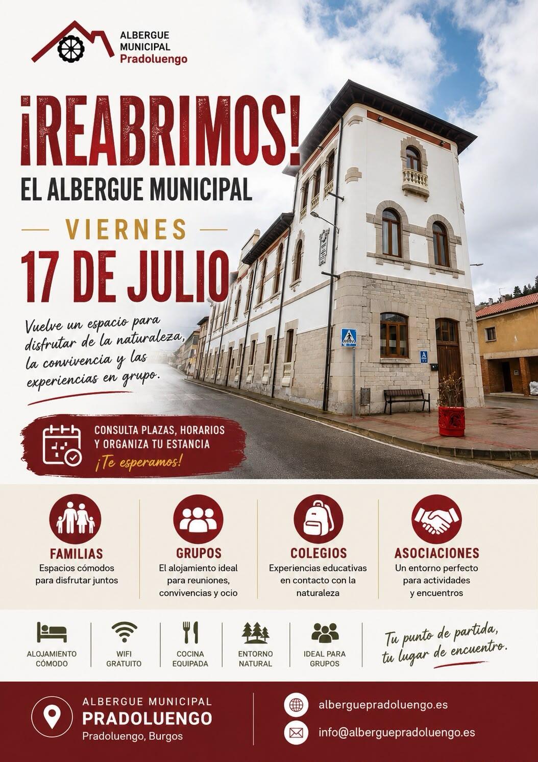 ‼️ REAPERTURA ALBERGUE MUNICIPAL ‼️